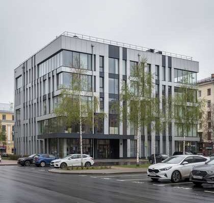 Металлокаркас коммерческого здания